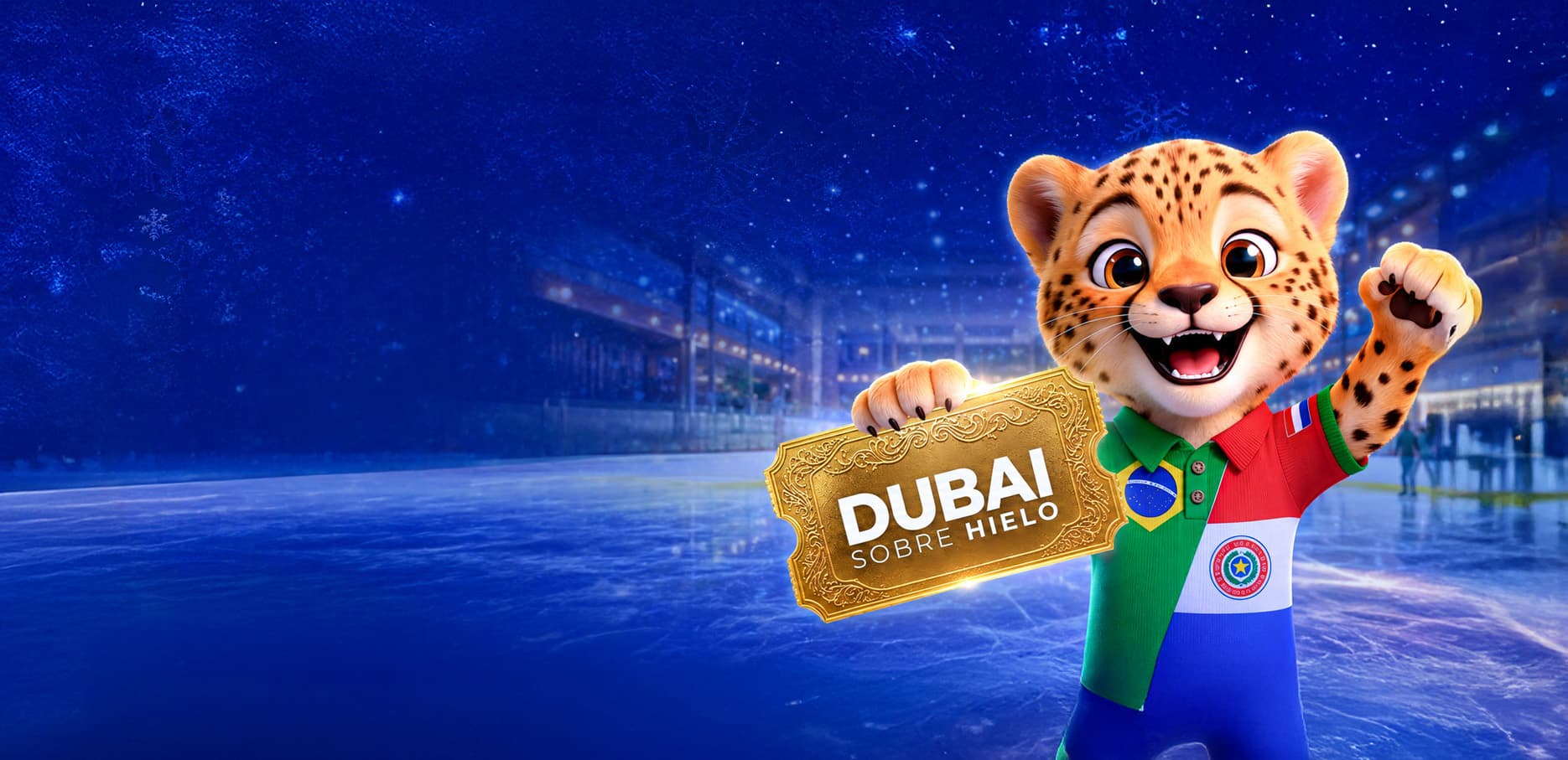 Shopping Dubai inaugura a primeira pista de patinação no gelo da fronteira, em Pedro Juan Caballero