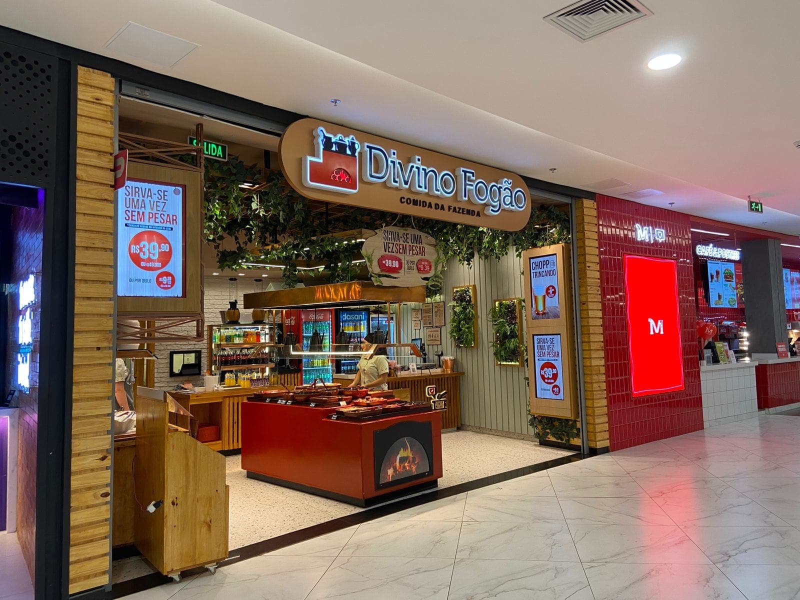 Loja Divino Fogão no Shopping Dubai