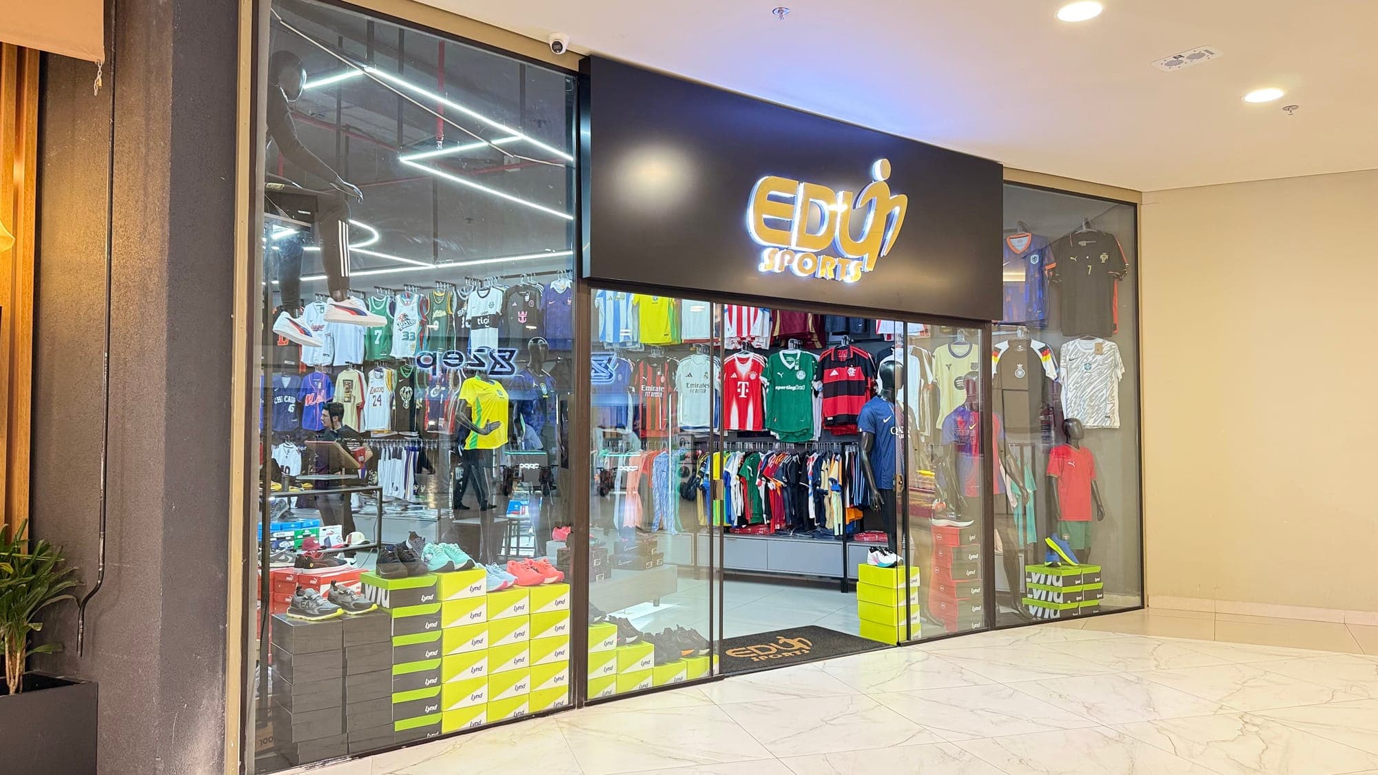 Loja Edu Sports no Shopping Dubai