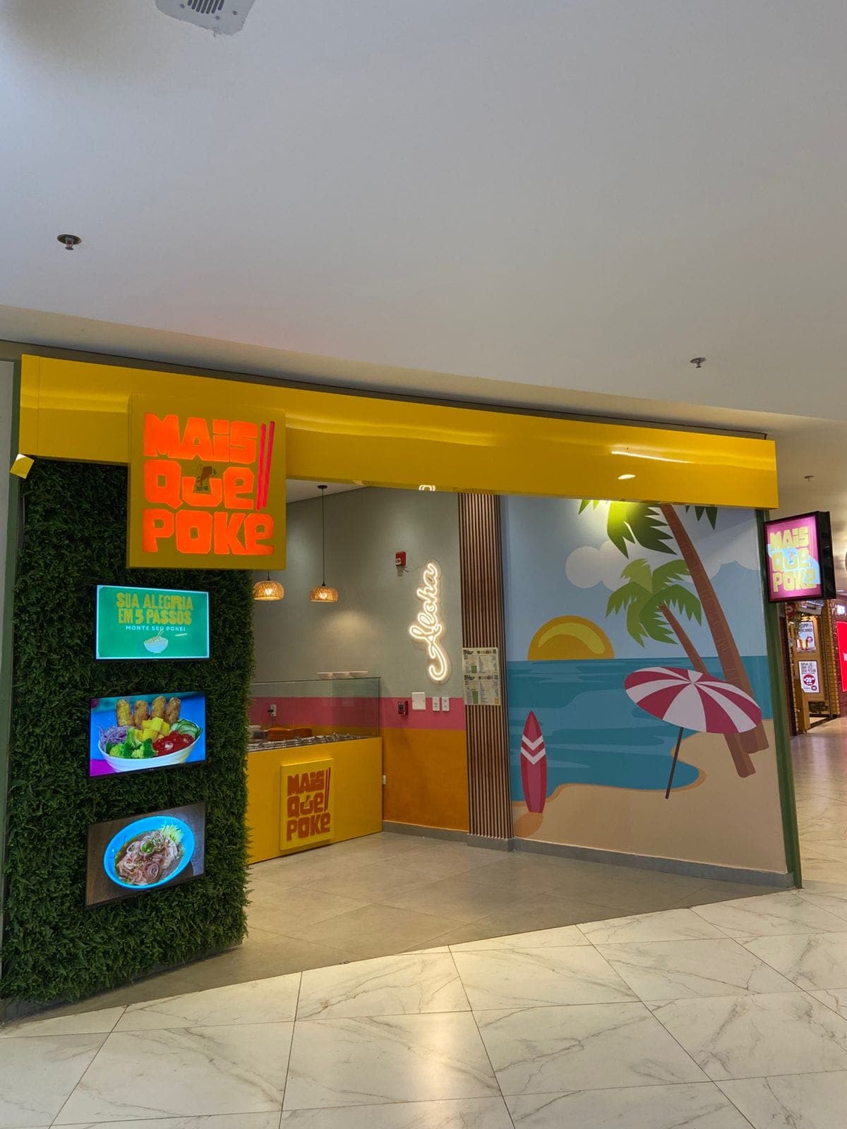 Loja Mais que Poke no Shopping Dubai