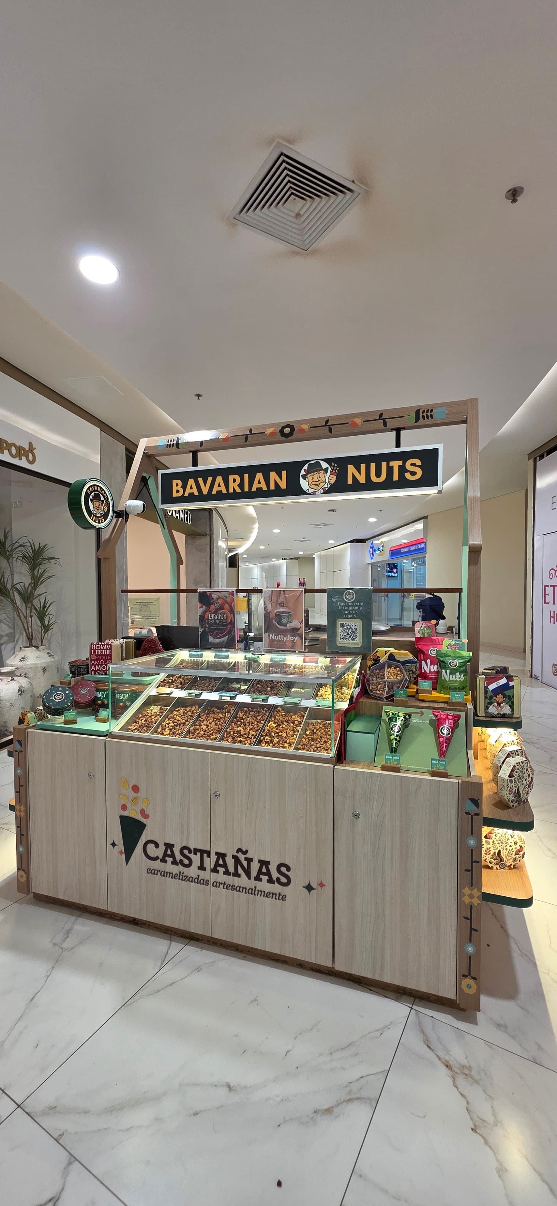 Loja Nuts Bavarian no Shopping Dubai