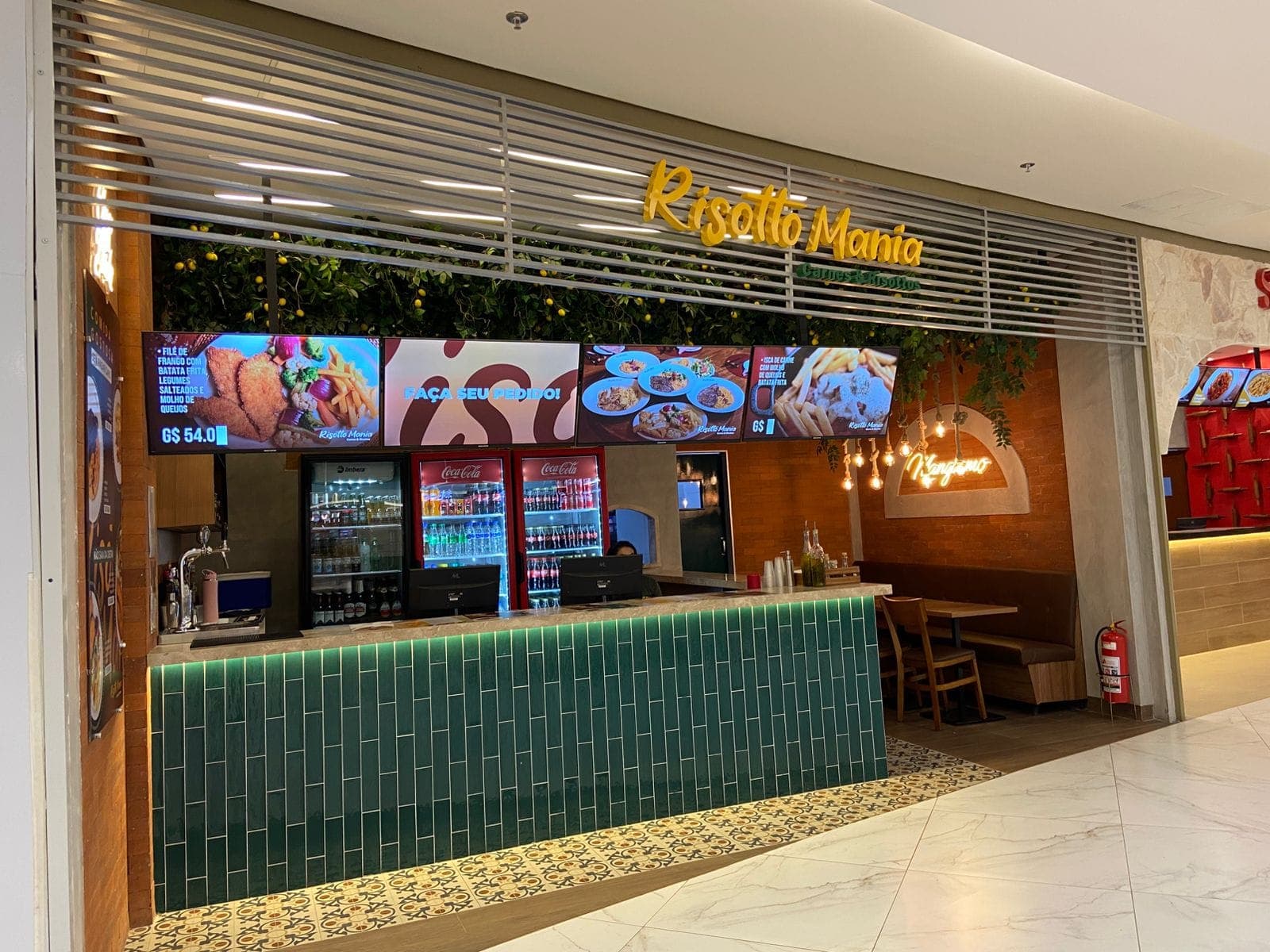 Loja Risotto Mania no Shopping Dubai
