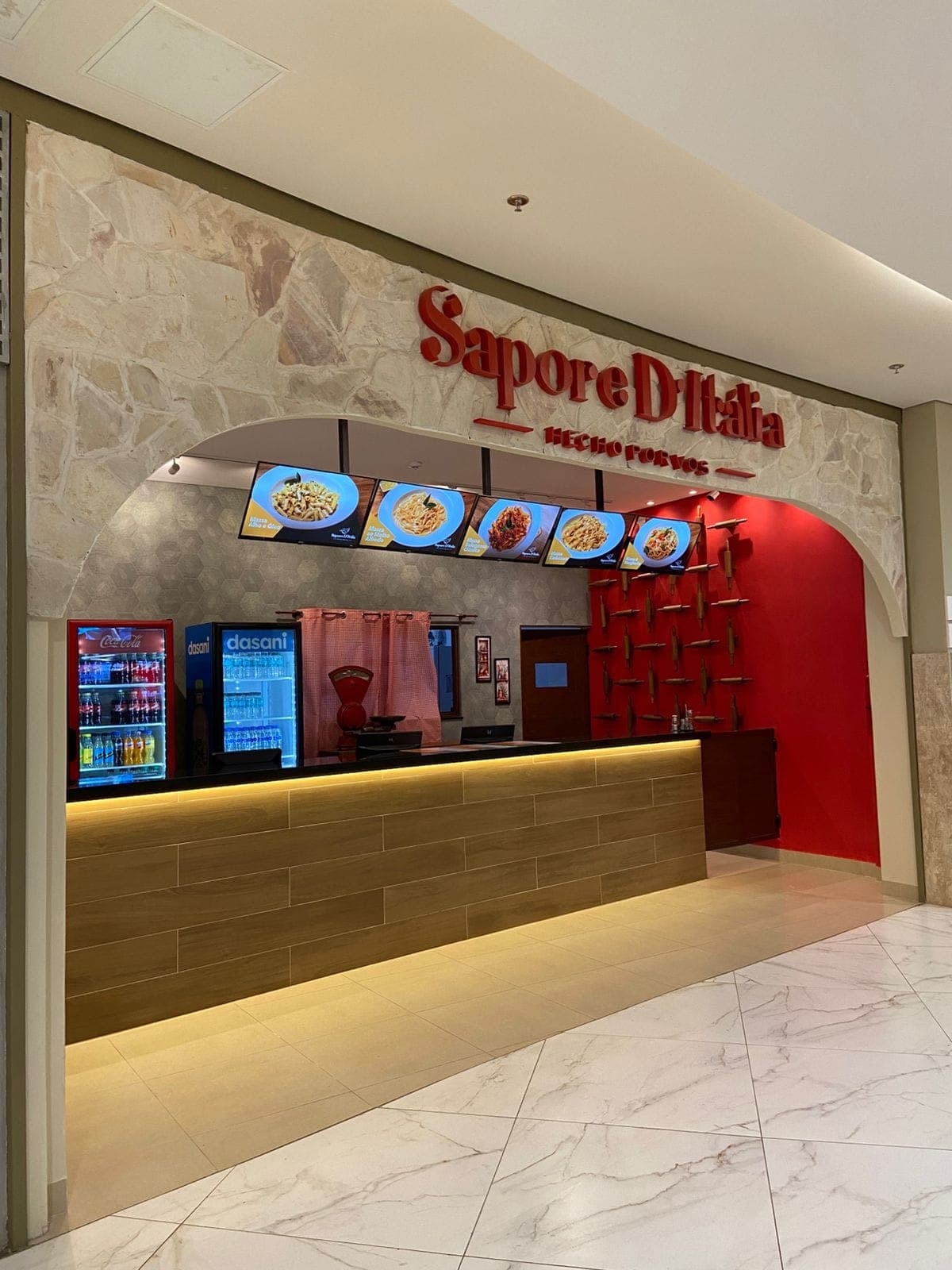 Loja Sapori Ditalia no Shopping Dubai