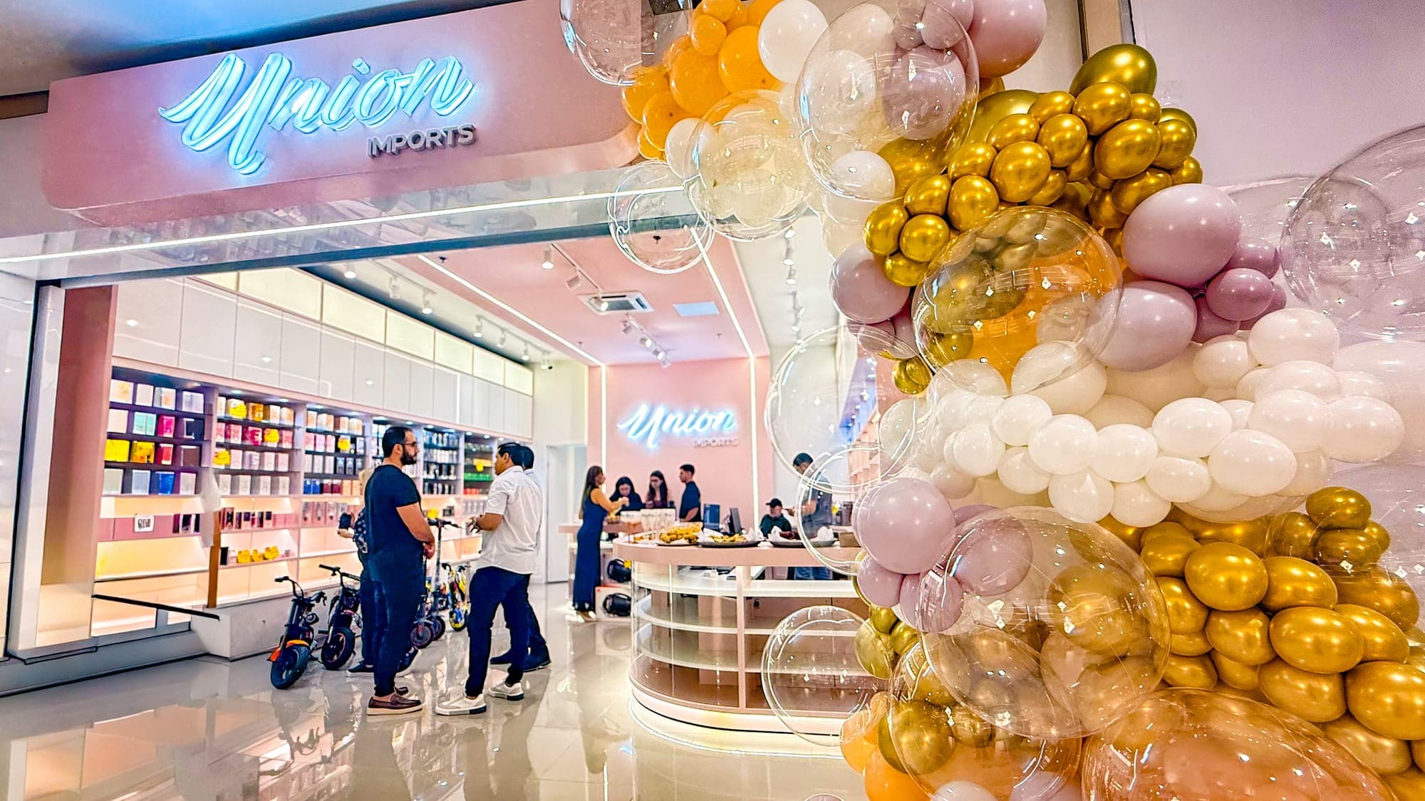 Loja Union Imports no Shopping Dubai