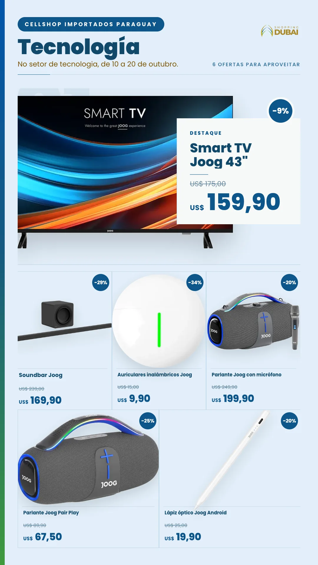 Catálogo de Ofertas · Dia das Crianças — Shopping Dubai — 5/13