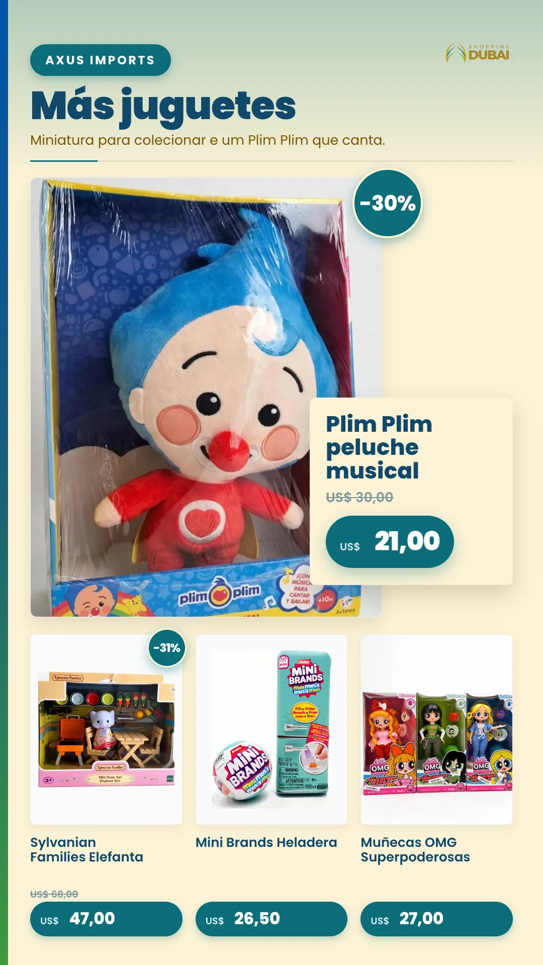Catálogo de Ofertas · Dia das Crianças — Shopping Dubai — 9/13